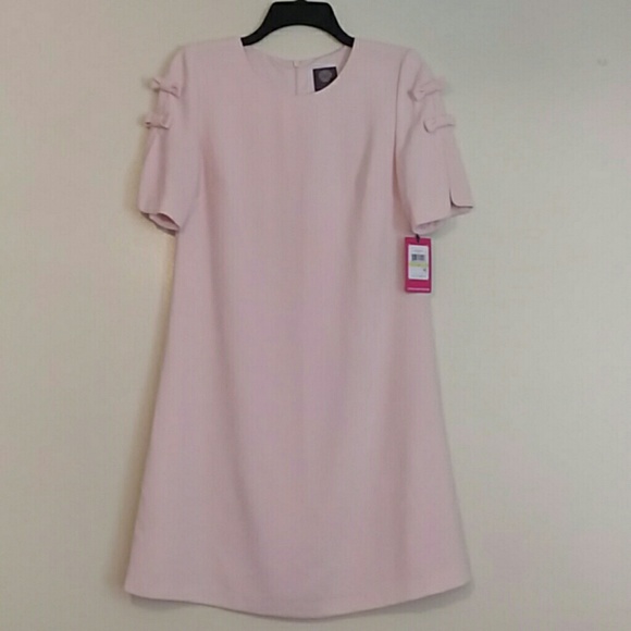 Vince Camuto Dresses & Skirts - Vince Camuto Light Pink Cap Sleeved Dress